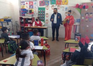 La celebración se compartió con los alumnos de todo el plantel.