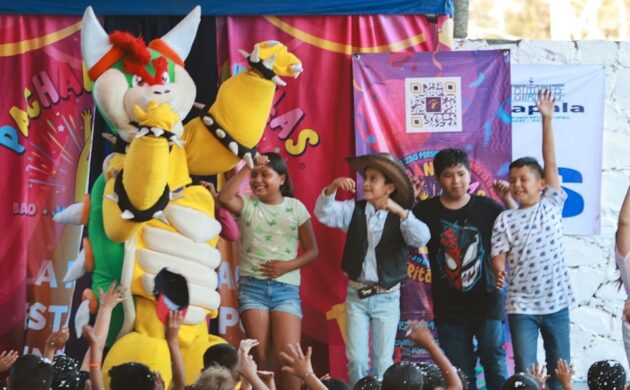 Con juegos, albercas y show, celebran el Día del Niño en Chapala