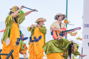 El festival contó con grupos de teatro de Colombia. Foto: Cortesía.