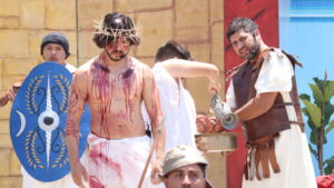 Jesús en el juicio ante Poncio Pilato. Foto: D. Arturo Ortega. 