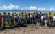 Extraen 150 toneladas de lirio del Lago de Chapala