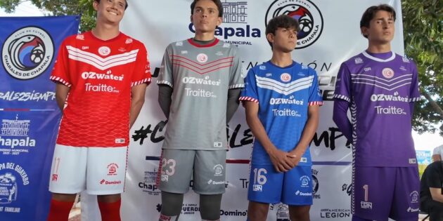 Charales de Chapala celebran 25 años y estrenan uniforme retro para la temporada 2025-2026