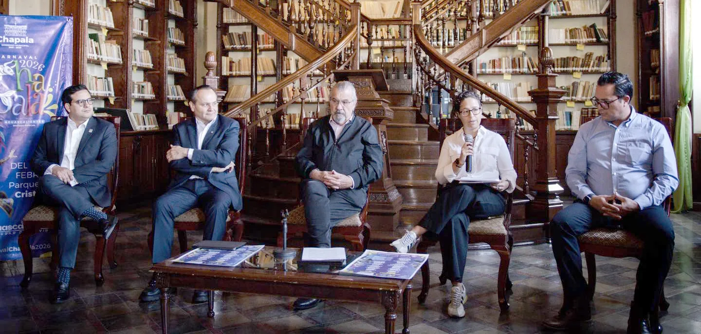 Chapala realizó la presentación del Carnaval Chapala 2026 en la ciudad de Guadalajara el 9 de febrero. Foto: Gobierno de Chapala.