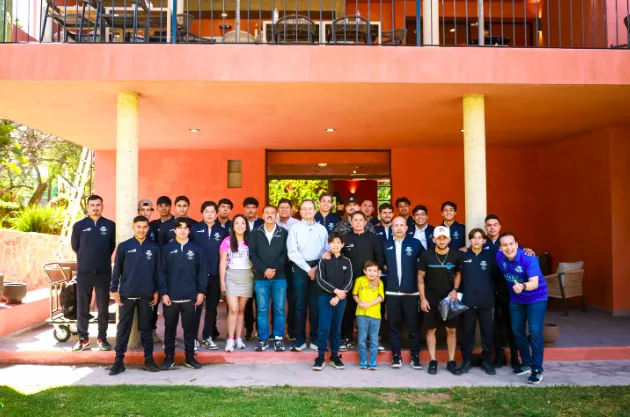 La selección varonil de Chapala. Foto: Gabriel Mendoza.