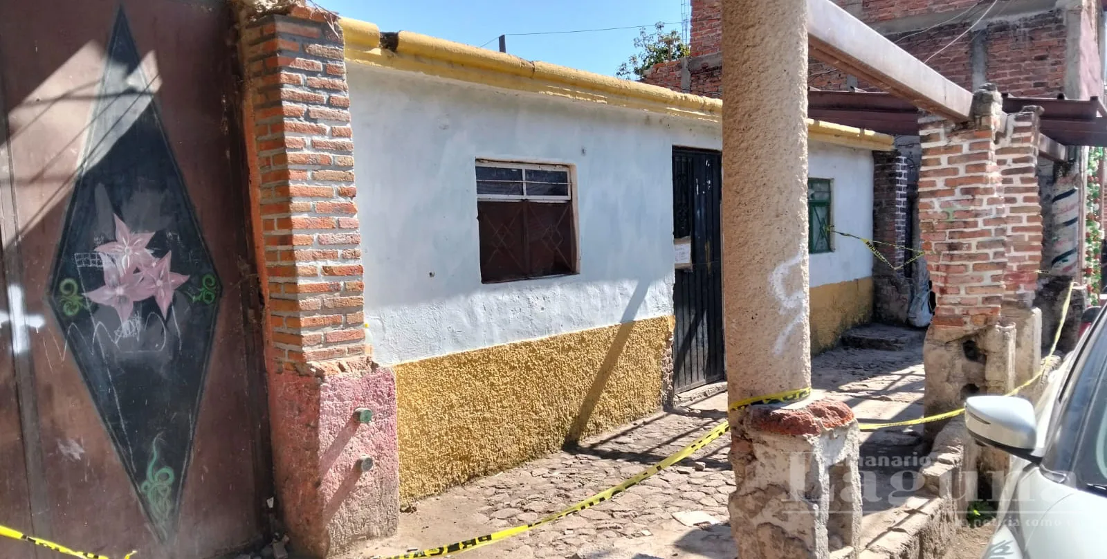 Vivienda en la que se localizaron restos humanos y que fue intervenida a finales del año pasado. Foto: Armando Esquivel.