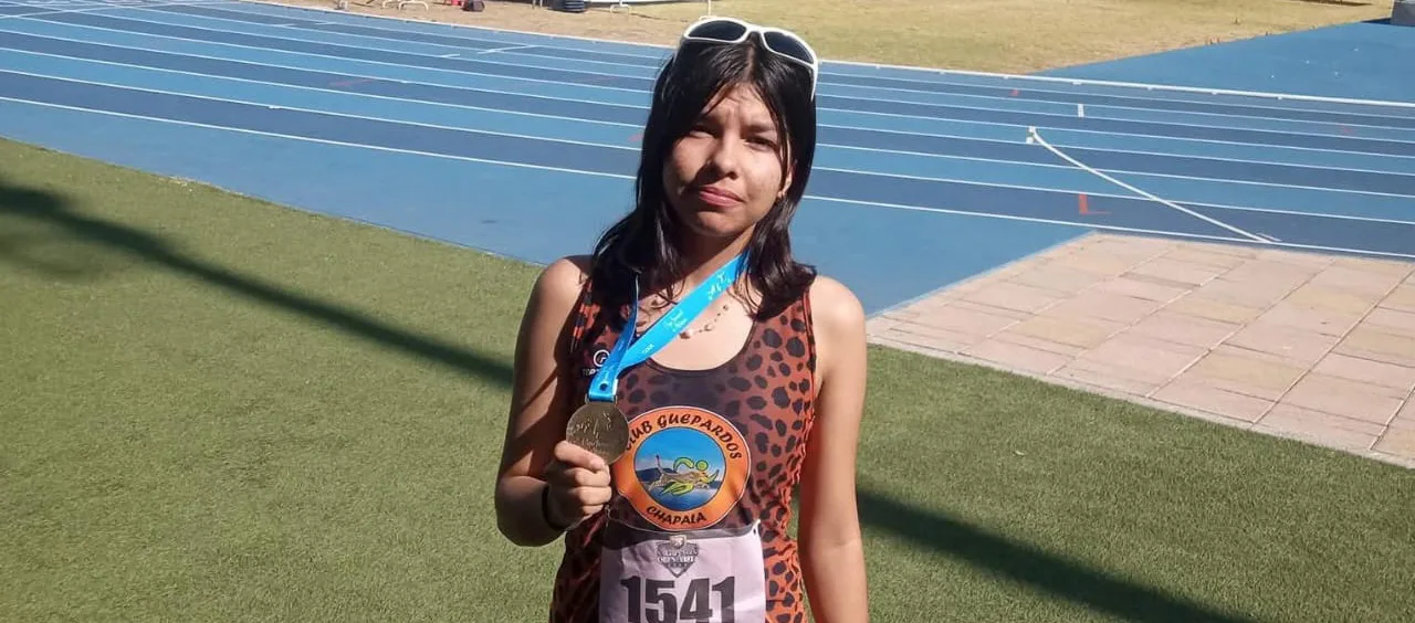 La atleta de Chapala, Mayte González. Foto: Archivo.