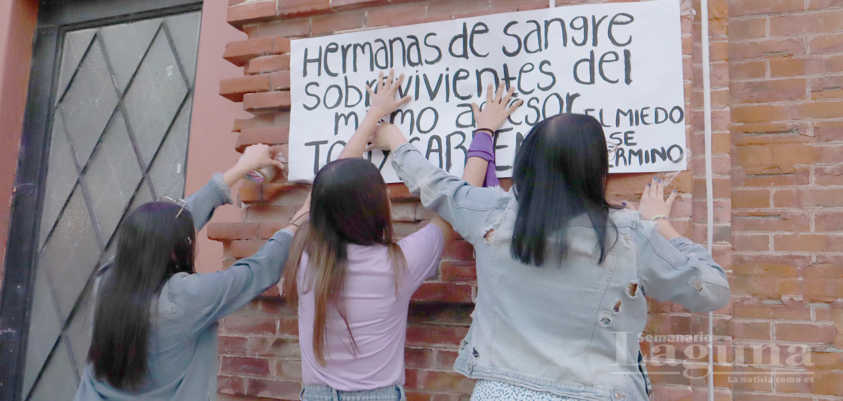 Manifestantes denuncian agresiones hacia las mujeres. Foto: Archivo.