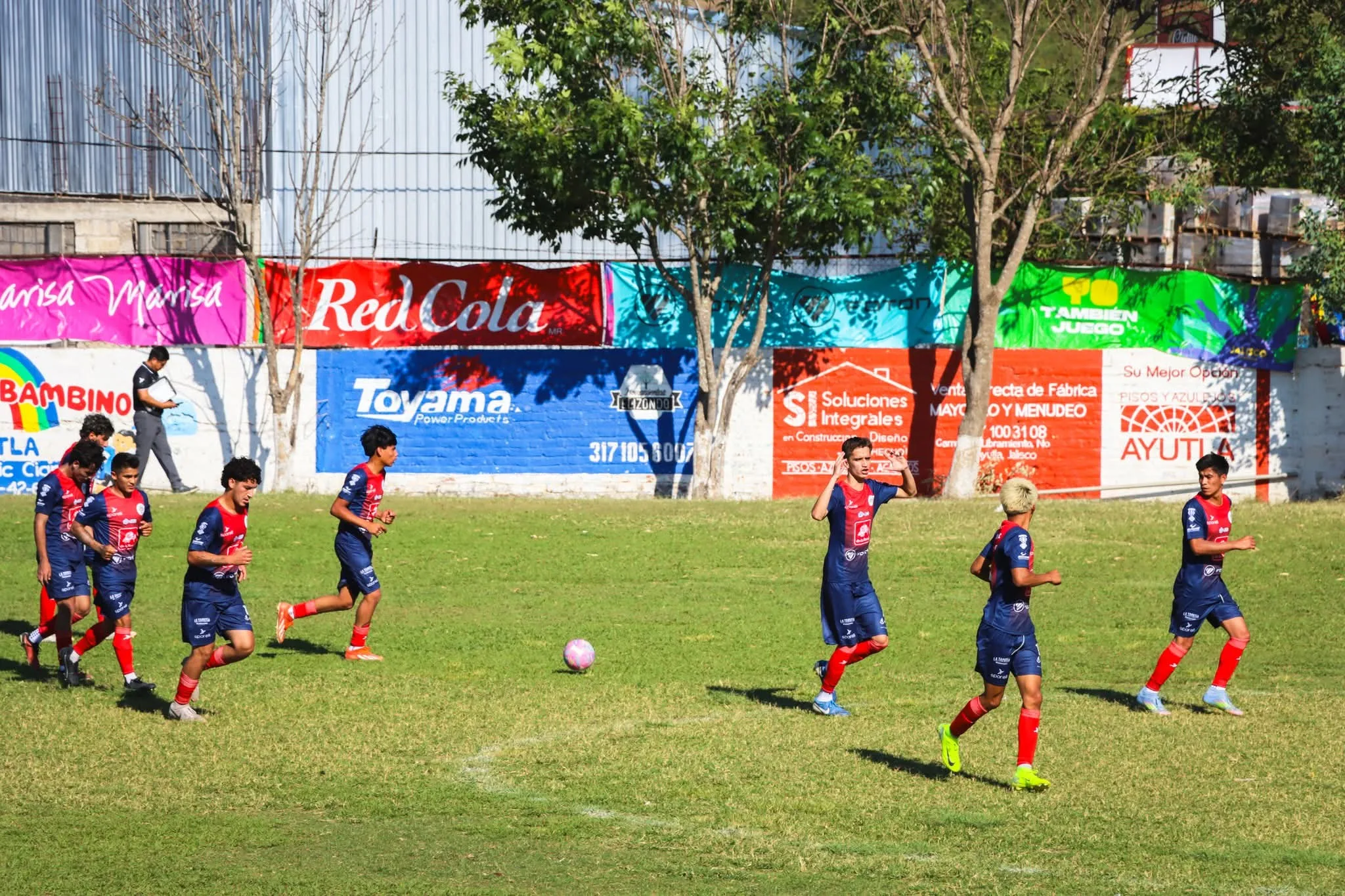 La Selección de Jocotepec durante su penúltimo encuentro frente al combinado de Ayutla en la Copa Jalisco. Foto: Cortesía.
