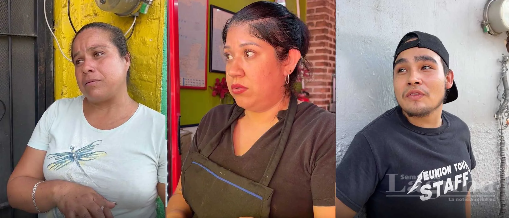 Usuarios del transporte entrevistados por Semanario Laguna. Video disponible en YouTube.