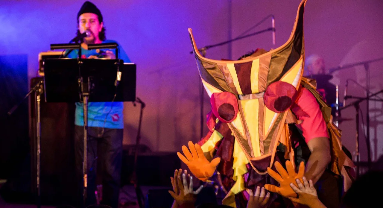 Una de las presentaciones de teatro de títeres como parte del Festival Infantil de Jalisco. Foto: Cortesía.