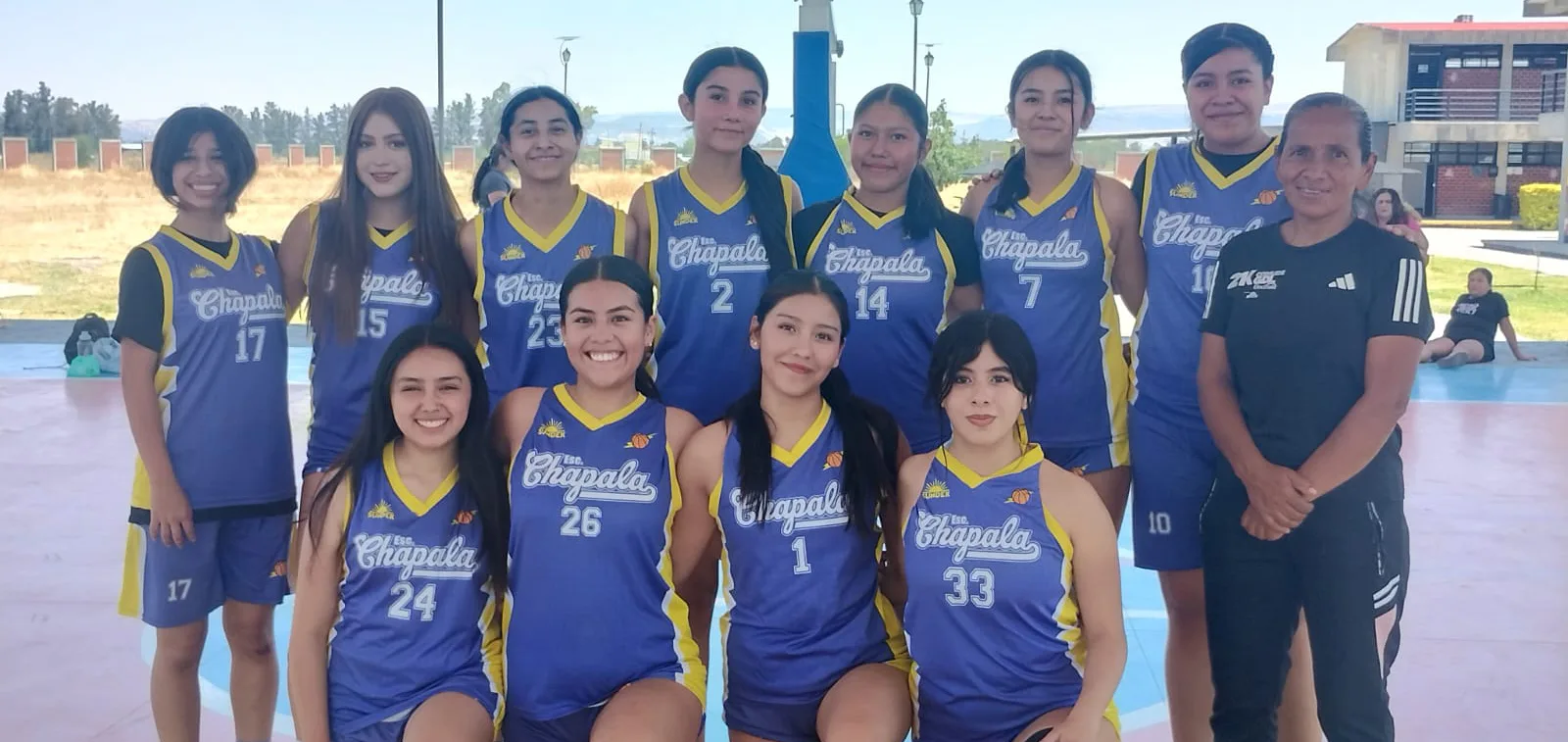 El equipo femenil de la Escuela de Basketball Chapala avanzó a la final de la liga regional tras ganar su semifinal. Foto: Cortesía.