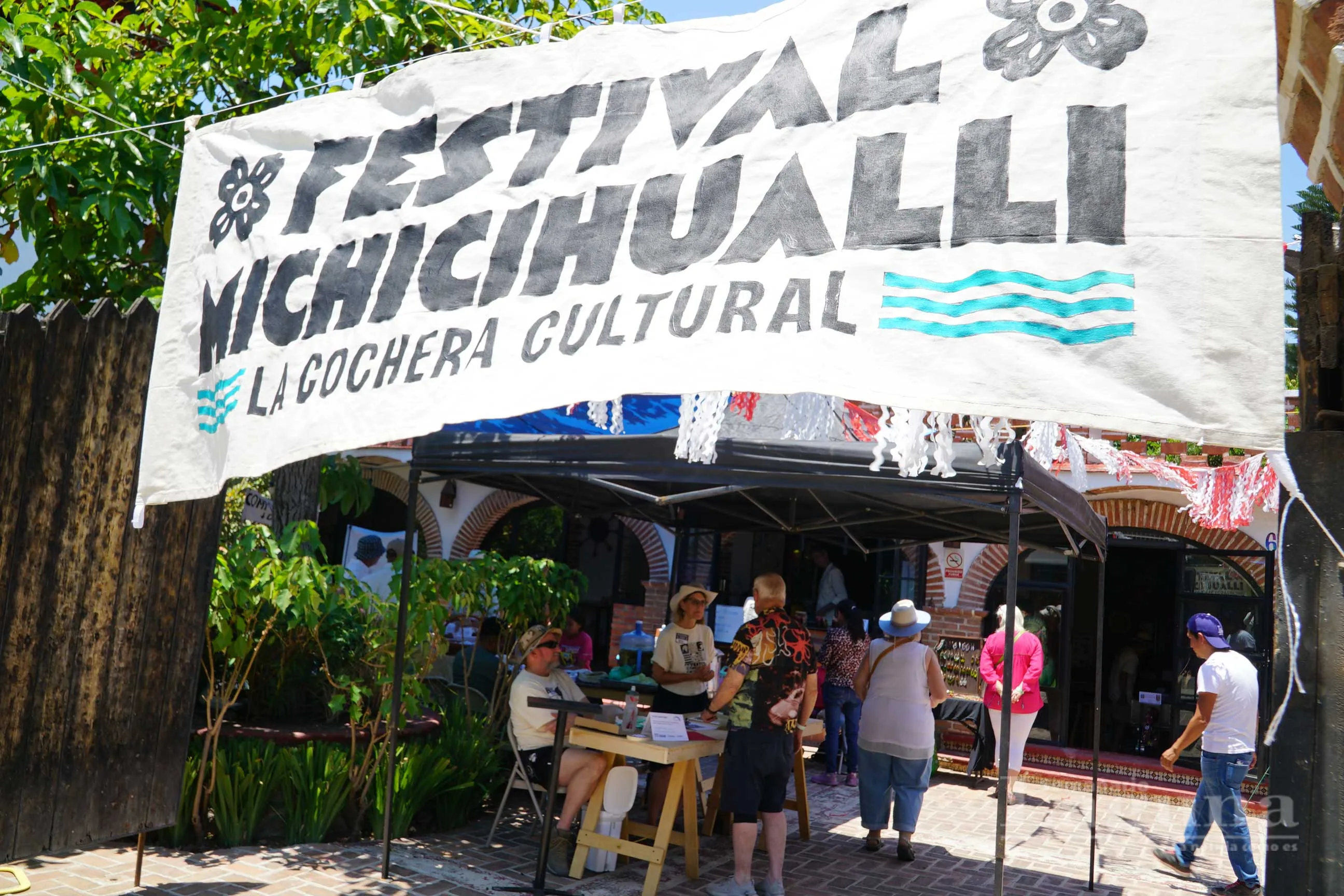 Interior de La Cochera Cultural, donde se realiza el Festival Michicihualli. Maria Di Paola.