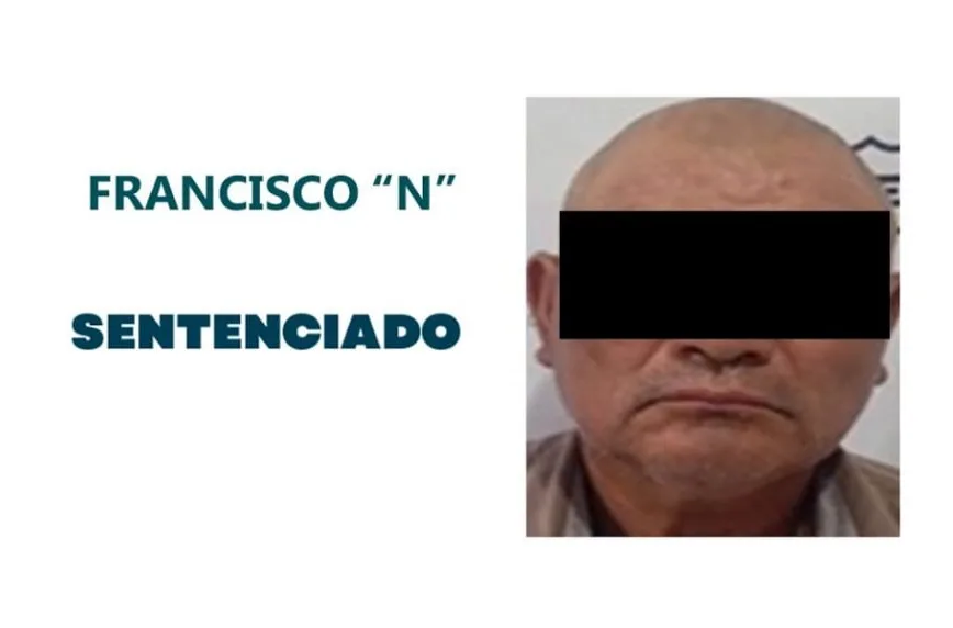 Francisco “N”, sentenciado por abuso sexual infantil agravado. Foto: Fiscalía de Jalisco.