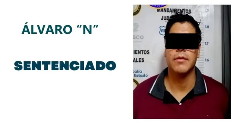 Imagen de Álvaro "N", emitida por la Fiscalía de Jalisco tras ser sentenciado a 27 años de prisión por abuso sexual infantil en Zapopan. Foto: Fiscalía de Jalisco.
