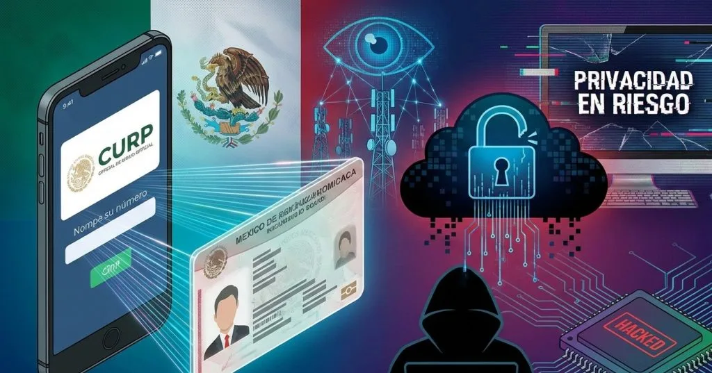 Representación gráfica sobre la vulnerabilidad de datos personales y riesgos de seguridad digital. Foto: Línea a Línea.