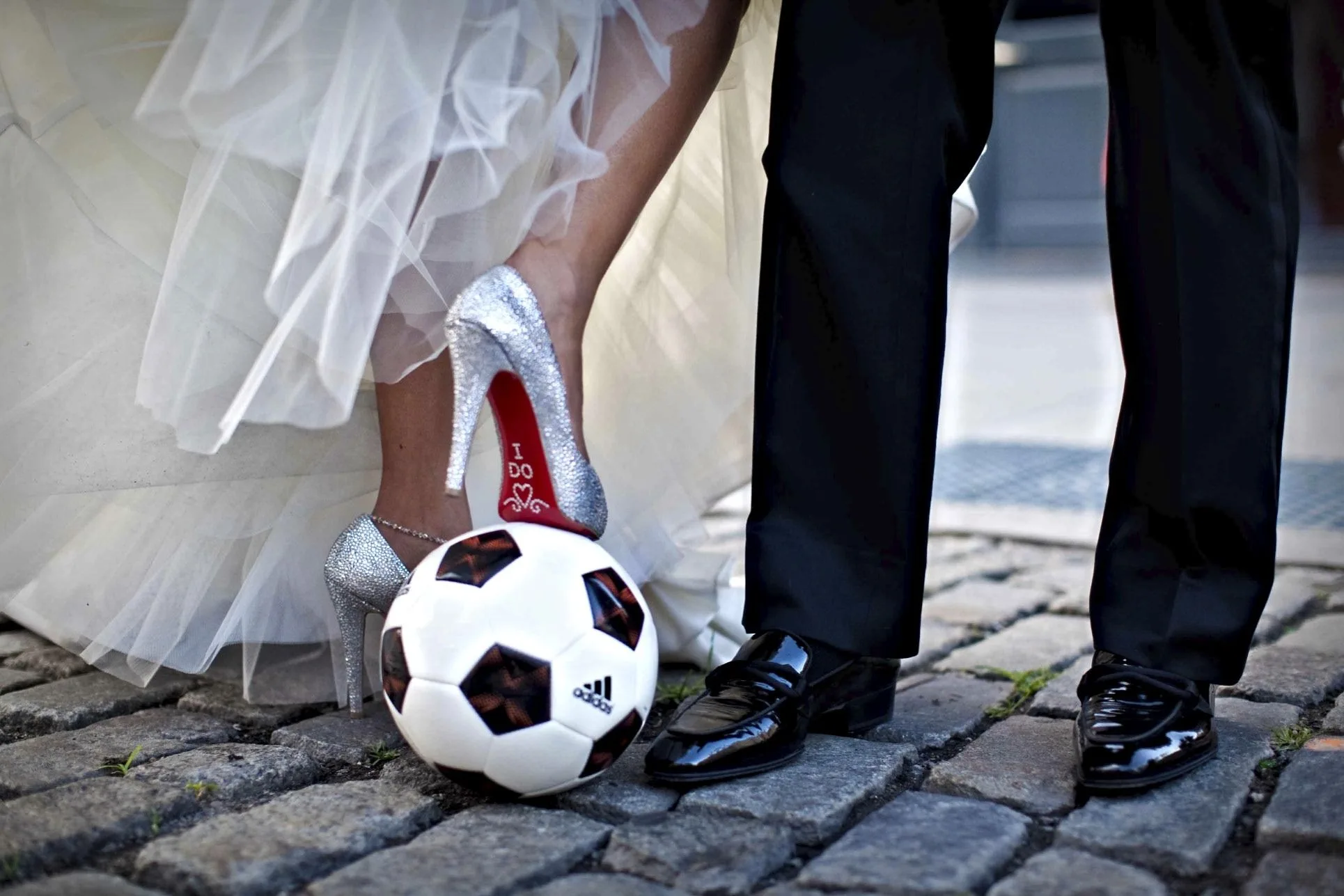 Imagen de sesión fotográfica con temática futbolera. Foto: Cortesía.