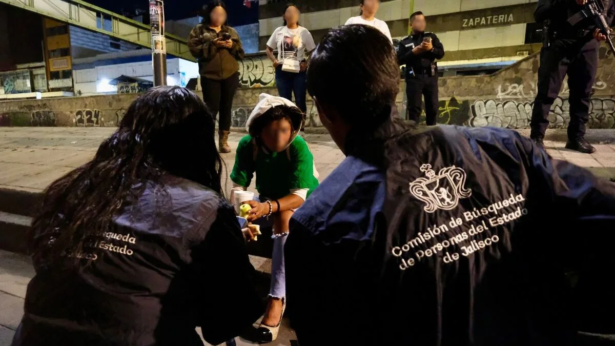 Operativo de búsqueda por parte de autoridades de seguridad de Jalisco. Foto: Cortesía.