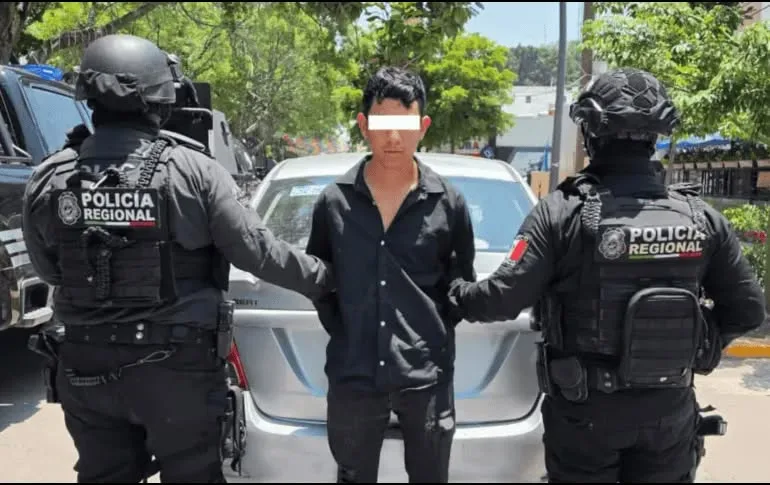 Detenido en Chapala luego de aparecer en un video amedrentando a un condutor de plataforma. Foto: Cortesía.