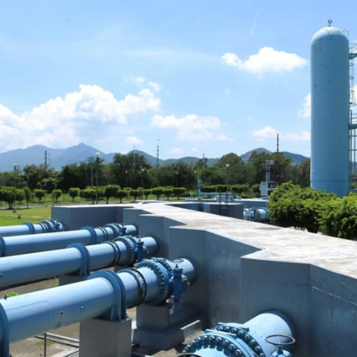 Parte de las instalaciones del acueducto que lleva agua de Chapala a la Zona Metropolitana de Guadalajara (ZMG). Foto: El Informador.