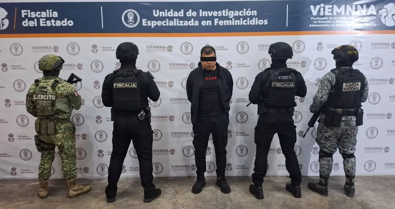 Iván Martín “N” fue detenido en un operativo realizado por la Fiscalía del Estado, con apoyo del Ejército Mexicano. Foto: Cortesía.