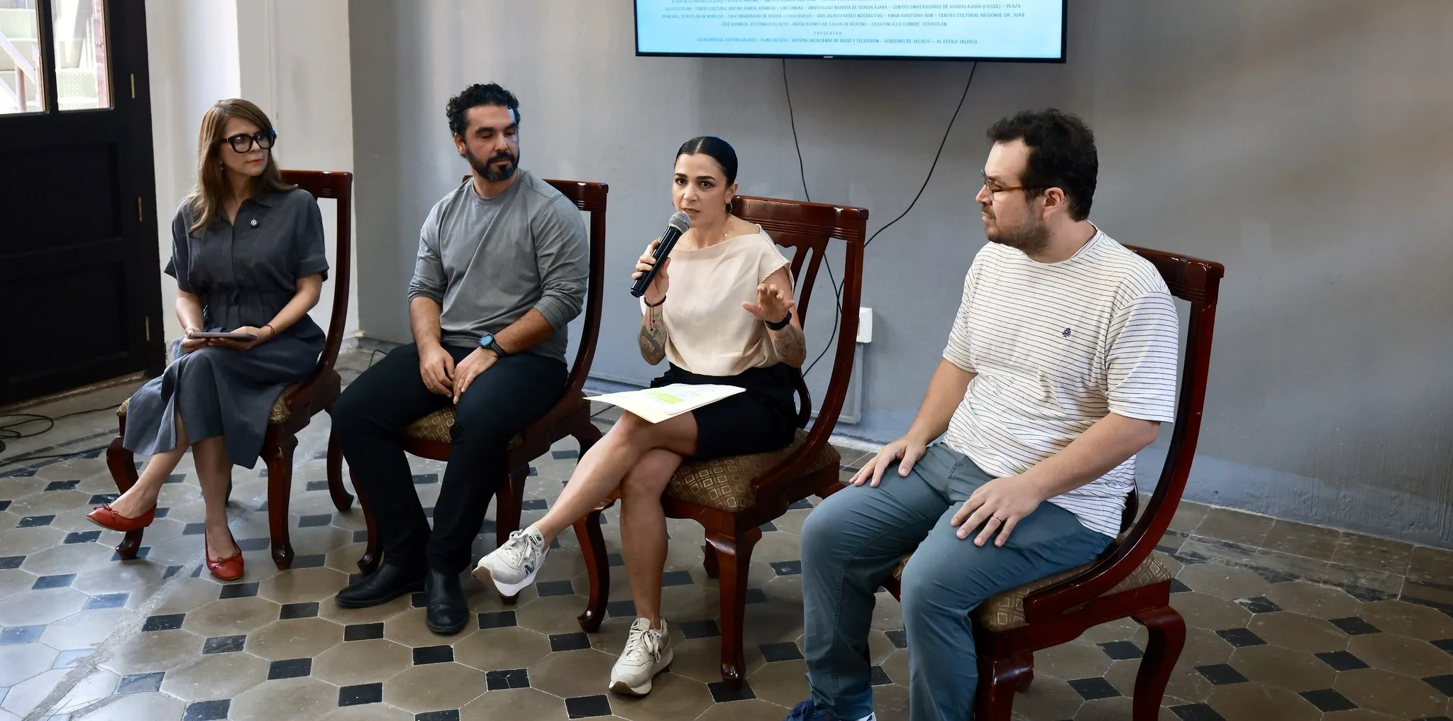 Presentación de “Cine Hecho en Jalisco”. Foto: Cortesía.