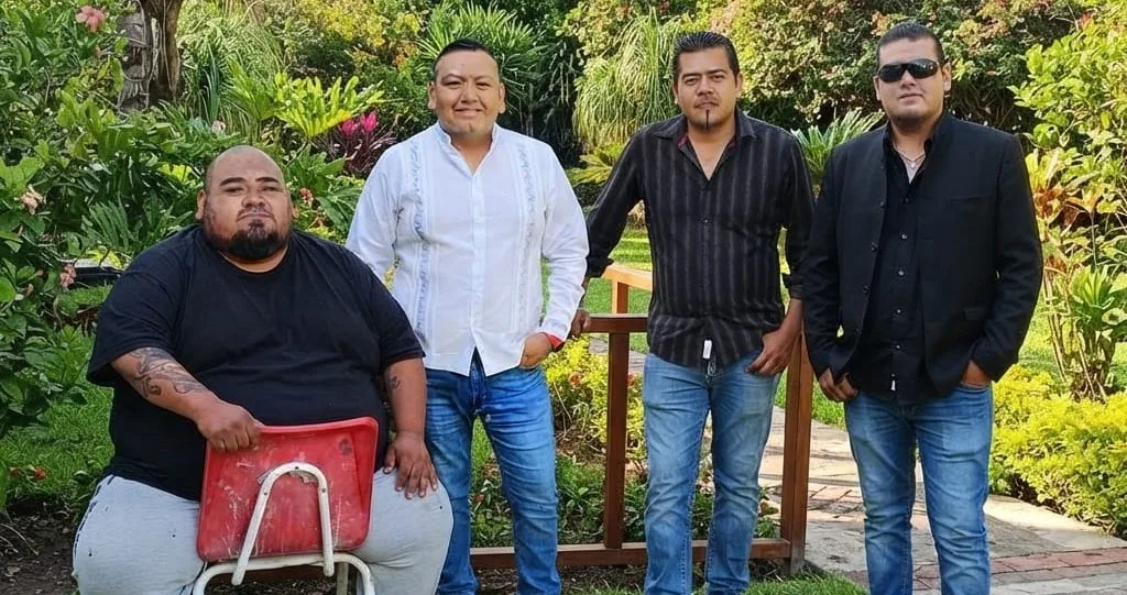 De izquierda a derecha: Rodrigo Serrano, delegado de San Juan Cosalá; Adolfo Rameño "Kukazo", director de Desarrollo Social de Jocotepec ; Antonio Cornejo, subdelegado; Ricardo Chávez, representante del sector comercial.
