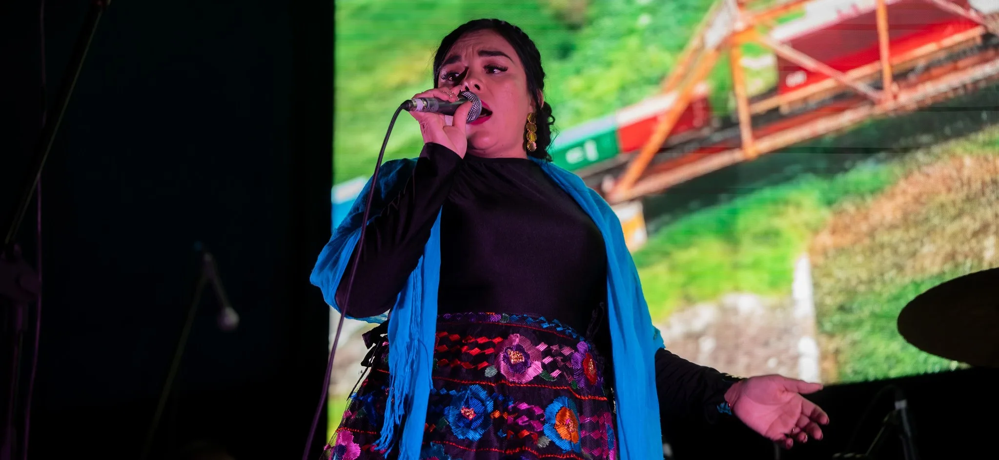 Una de las participantes del concurso de canto en su cuarta edición. Foto: Cortesía.