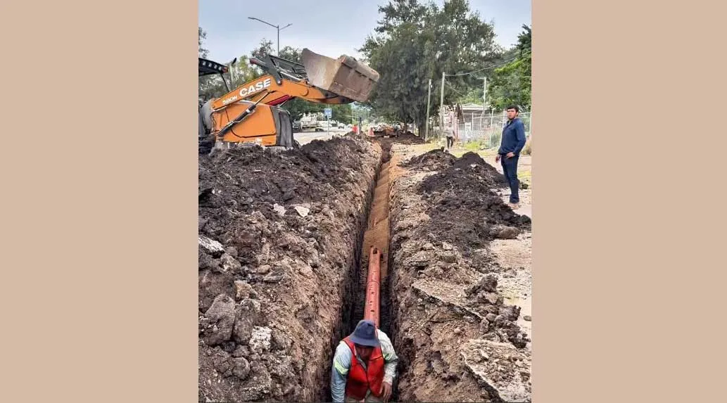 Los trabajos de la segunda etapa de la instalación de la red de drenaje en Riberas del Pilar iniciaron el 5 de agosto. Foto: Captura de pantalla.