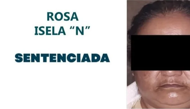 Ficha de la sentenciada por feminicidio. Imagen: Cortesía.