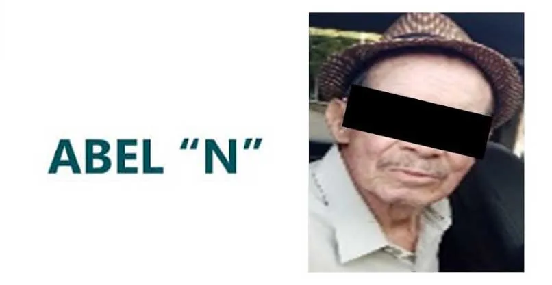 Ficha emitida por la Fiscalía de Jalisco de la detención de Abel “N”. Foto: Fiscalía de Jalisco.