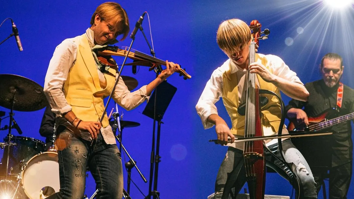 Violincheli Brothers durante una de sus presentaciones. Foto: Cortesía.