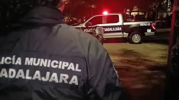 Zona en la que ocurrió el crimen al que llegó la policía de Guadalajara. Foto: Cortesía.