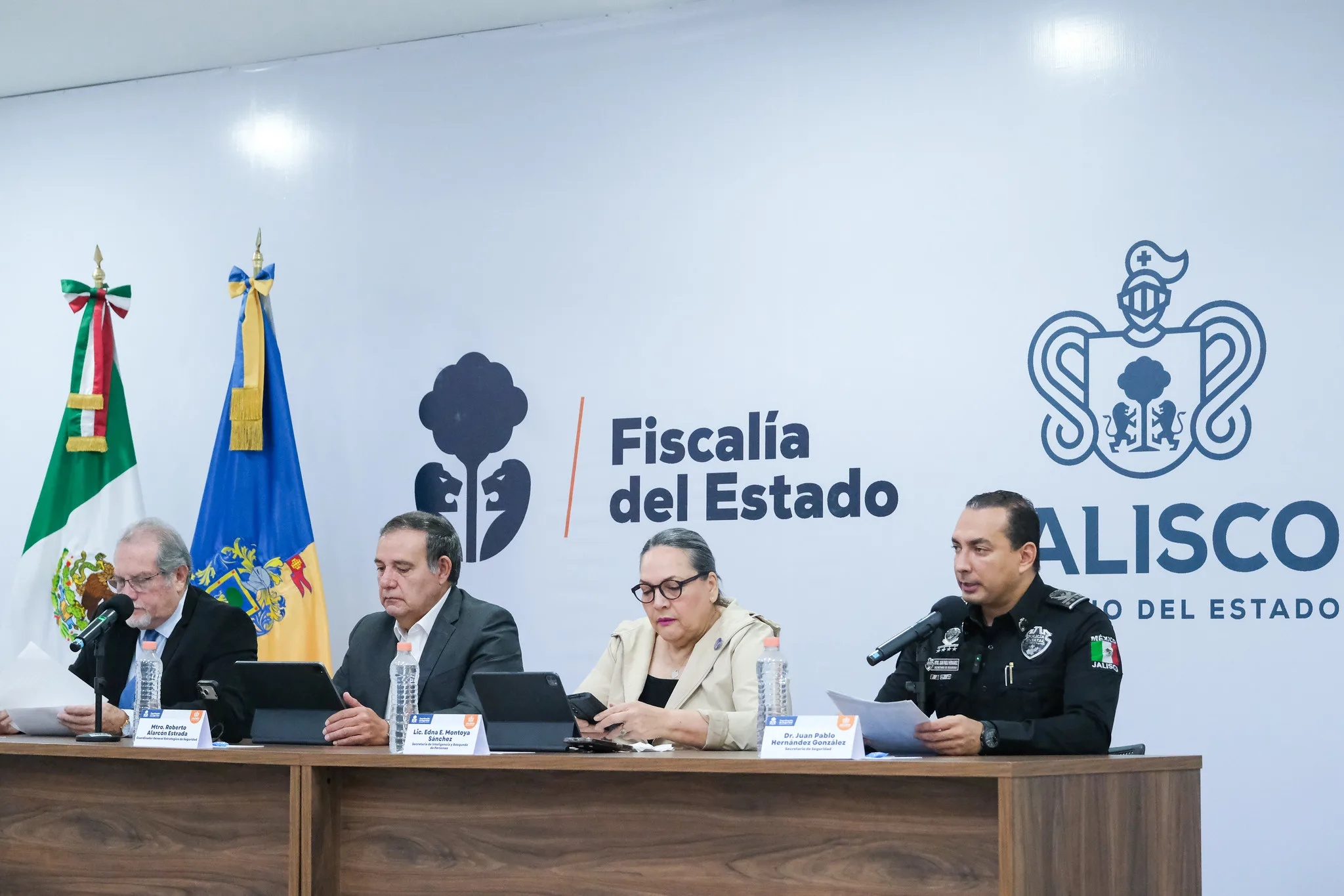 Autoridades de seguridad de Jalisco alertando respecto al robo de vehículos. Foto: Cortesía.