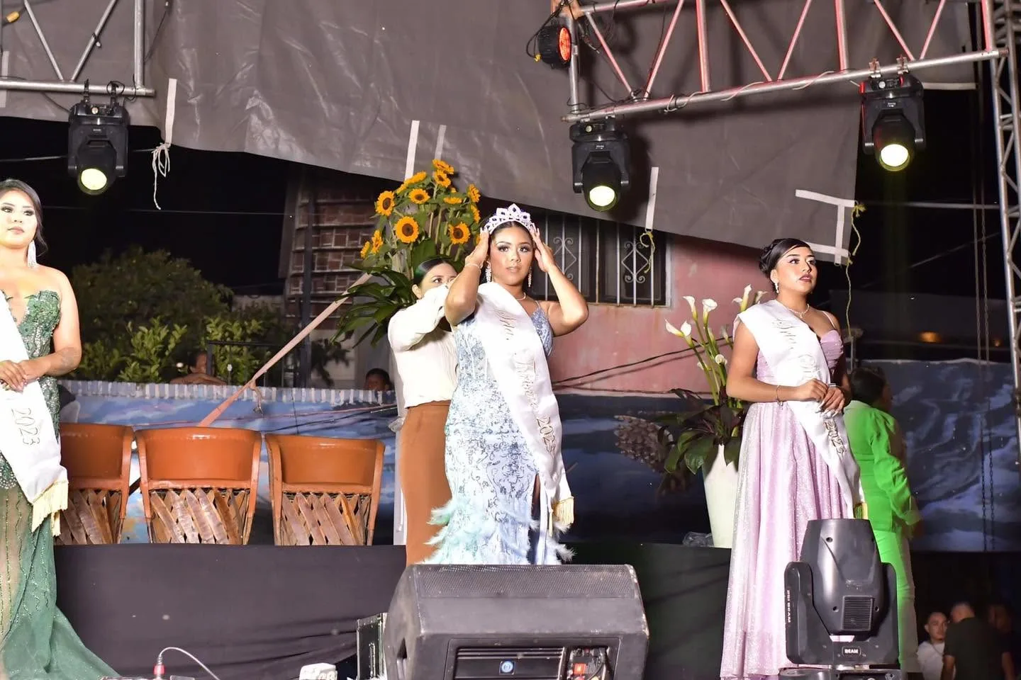 Evento de coronación de Reina de Fiestas Patrias en 2023, en San Juan Cosalá. Foto: Cortesía.