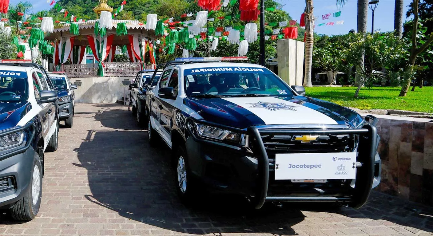 Patrulla asignada al municipio de Jocotepec. Foto: Cortesía.