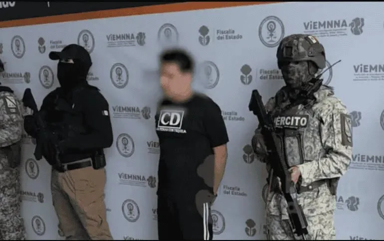 El detenido fue capturado durante un cateo en un domicilio de la colonia 5 de Mayo, en Guadalajara. Foto: Cortesía.