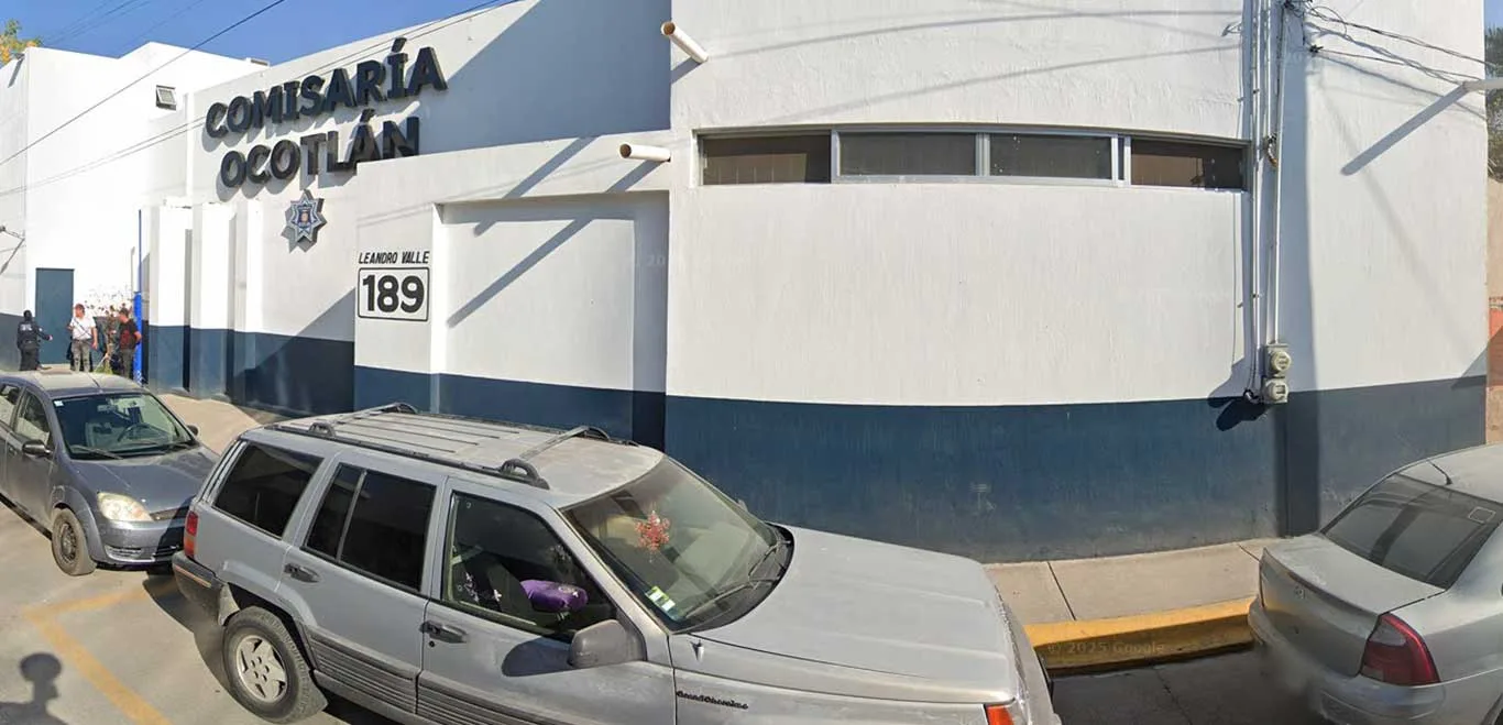 Comisaría de Seguridad Pública de Ocotlán. Imagen: Google maps.