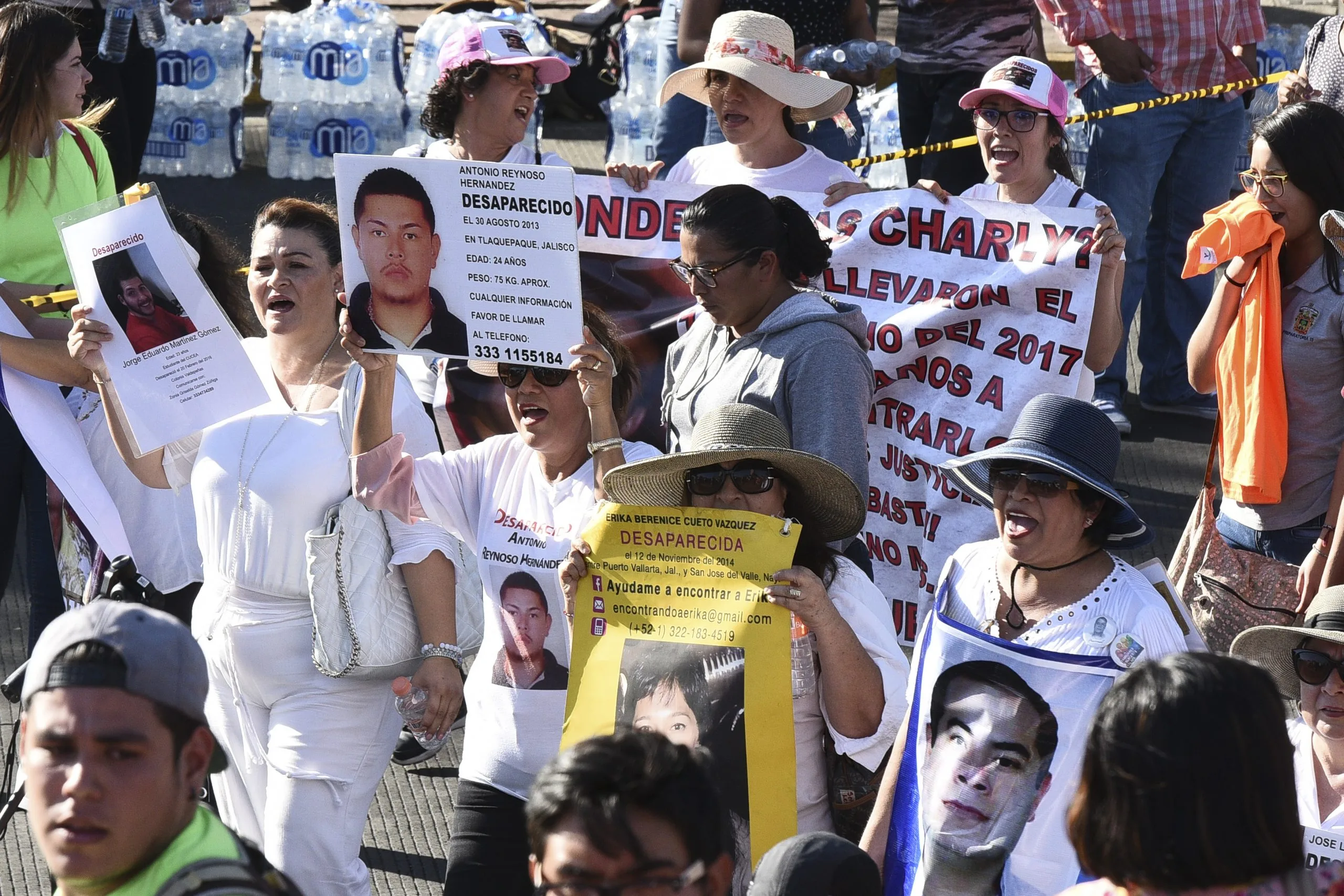 Una de las marchas por los desaparecidos en Jalisco. Foto: Gaceta UdeG.