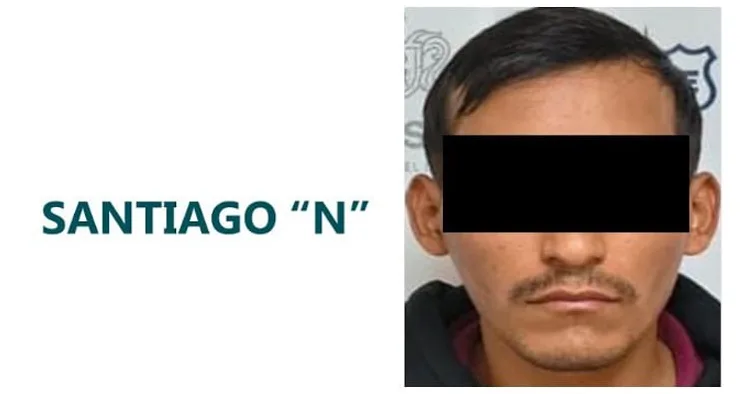 Ficha de Santiago “N”, acusado de abuso en Chapala. imagen: Fiscalía de Jalisco.