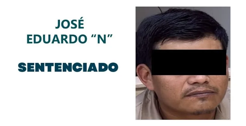 Ficha de José Eduardo “N”, sentenciado por homicidio. Foto: Fiscalía de Jalisco.