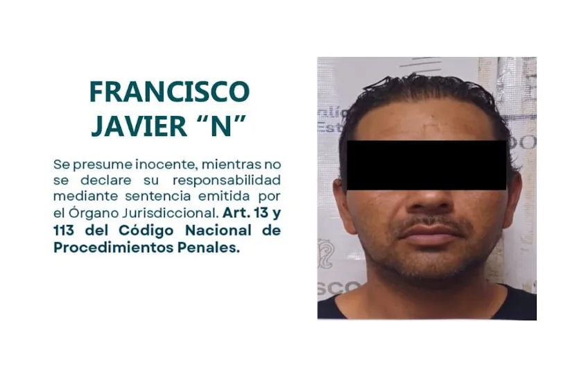 Francisco Javier “N”, señalado por robo. Imagen: Fiscalía de Jalisco.